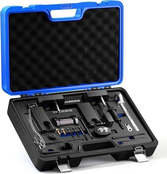 Engine Camshaft Timing Locking Tool Kit Compatible with BMW N20 N26,with Flywheel Holder & 7676 Oil Seal Repair Kit, Engines Alignment Locking Timing Tool Kit 212831,119340,212830,219548