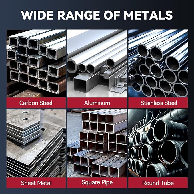 ARCCAPTAIN 250A MIG Welder, 110V 220V Gas MIG/Gasless MIG/Stick/Lift TIG/Spool Gun/Spot 6 in 1 Welding Machine Aluminum Welding Machine Professional Welder Machine with Large LED Display