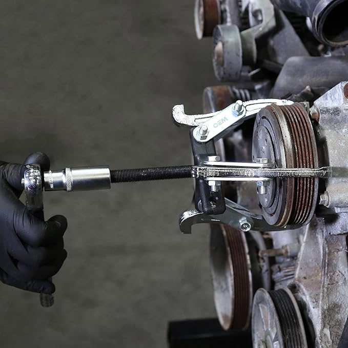 OEMTOOLS 25903 3 Jaw Puller and 2 Jaw Puller Kit, Removes Gears and Bearings for Auto Repair and Maintenance, 4 Inch Spread, Reversible Jaws, 5 Ton Capacity, High-Alloy Steel