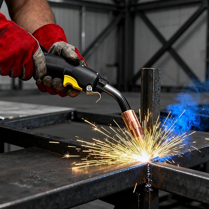 Heavy Duty Mig Welding Gun 200A 15ft Replacement for Bernard BTB BNQ200 Q20 Guns Miller connector,Q2015AB8DMC