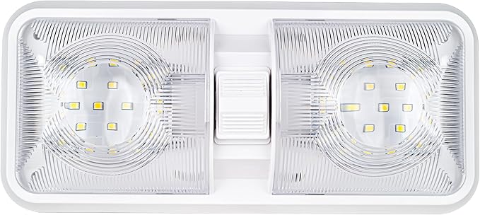 RV Led Lights Interior 12v Volt Fixtures,RV LED Lamp Ceiling,Led 12v with Switch,Switch Interior Lighting for Car/RV/Trailer/Camper (Natural White,4500K,1 Pack)