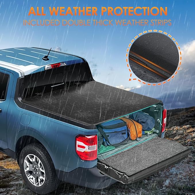 Nilight Truck Bed Cover for Ford Ranger Maverick Series