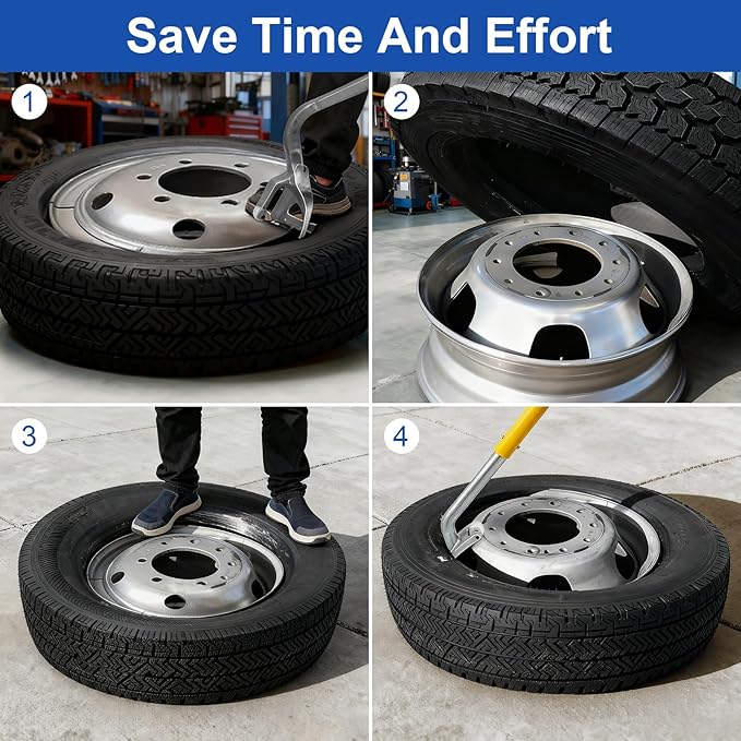 Tire Hammer Tire Bead Breaker and Tire Mount Demount and Tire Dolly for Tire Changing Tool Tire Changer Kit