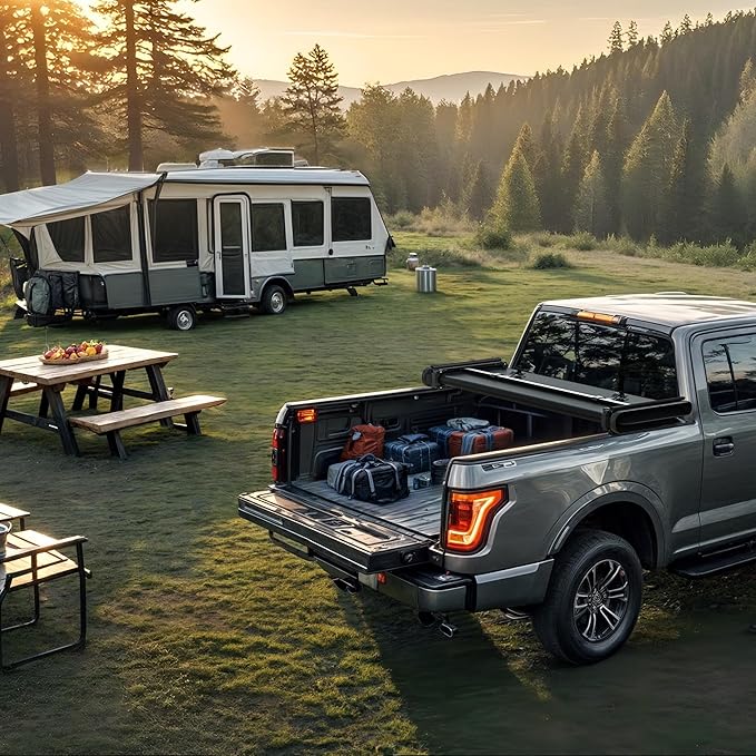 YITAMOTOR Soft Tri fold Truck Bed Tonneau Cover Compatible with 2015-2025 Chevy Colorado/GMC Canyon, Fleetside 5.2 ft Bed