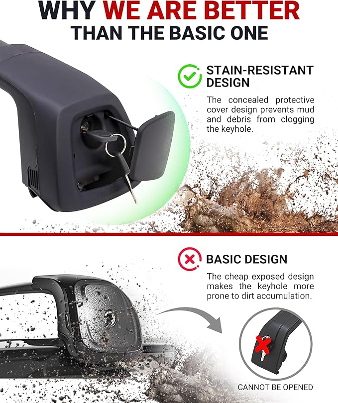 Nextgen Roof Rack Cross Bars for 2019 2020 2021 2022 2023 Santa Fe Anti-Theft Aluminum Lockable Cargo Bar Crossbars Surfboards Kayaks Canoe Luggage with Side Rails