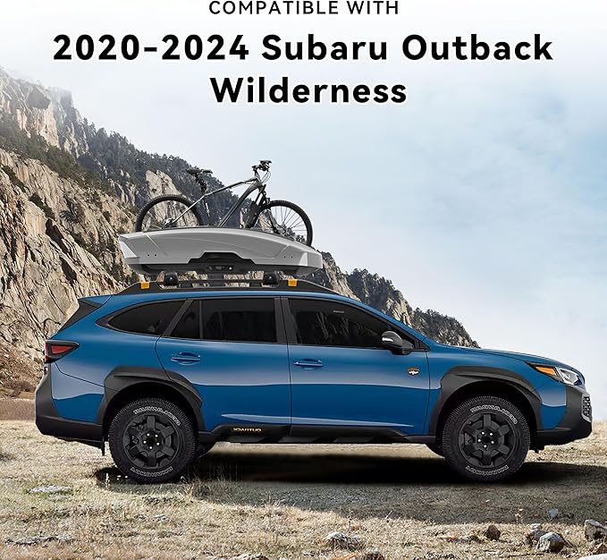 300Lbs Lockable Roof Rack Cross Bars Compatible with Subaru Outback Wilderness 2022-2025, Heavy Duty Aluminum Anti-Corrosion Cross Bar Fit Luggage Luggage Kayaks Bicycles Snowboard