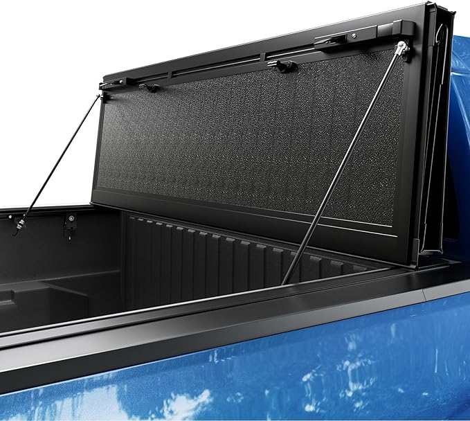 Low Profile Flip Up Truck Bed Tonneau Cover for 2009-2026 Dodge Ram 1500 & 2500 6' 4" Bed Without Ram Box (76.3")