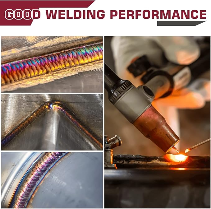 ARCCAPTAIN TIG Tungsten, TIG Welding Tungsten Electrode Blue 2% Lanthanated 10-Pack 1/16" x 7" (WL20/EWLa-2) X 5 Pcs