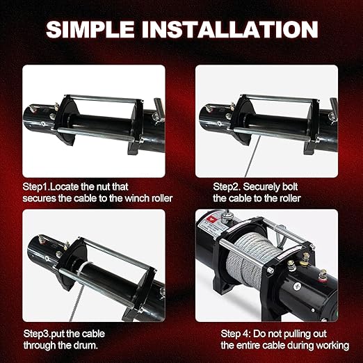 Galvanized Steel Winch Cable,Heavy-Duty 3/8" x 100' Winch Cable with Swivel Hook,17600 Lbs Breaking Strength,6x19 Strand Core Wire Winch Rope for SUV, Tow Truck,Crane,Wrecker