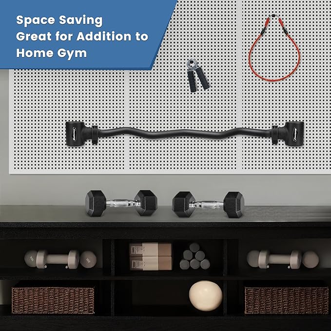 Dumbbell Converter, Convert Dumbbells to Barbell, Dumbbell Barbell Converter Bar, Balency Barbell Bar for Home Gym Workout, Adjustable Weight & Up to 200LB Capacity Weight Barbell for Weight Lifting