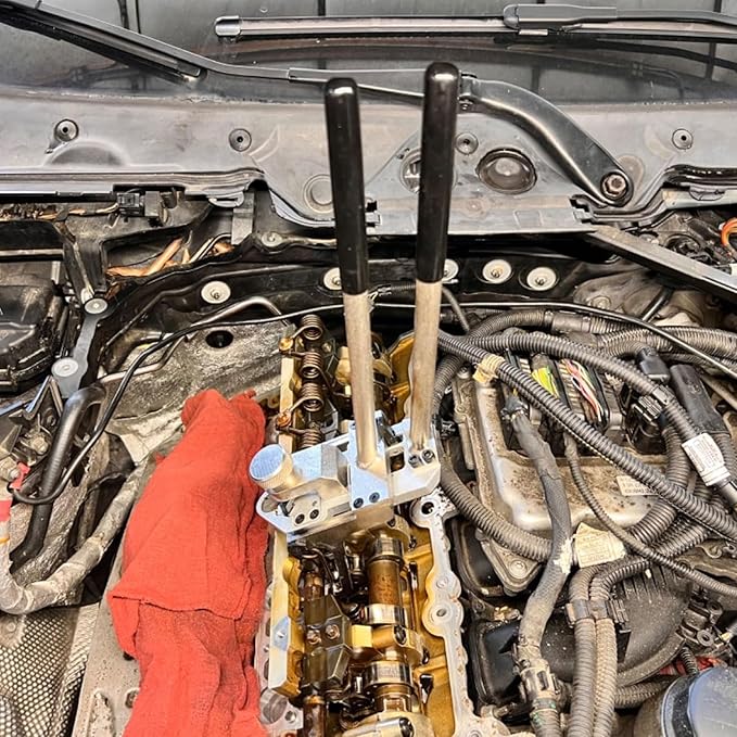 Valve Pressure Spring Installer/Remover For BMW N13, N20, N26, N51, N52, N53, N54, N55 Engines Valve Torsion Spring Disassembly Tool, Pressure Spring Installer Remover Hand Tool Intermediate Levers