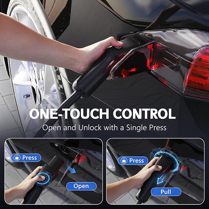 Level 1/2 EV Charger for with Tesla 16A Amp 110V-240V Portable Mobile EV Charger with 20FT Cable, NEMA 6-20 & NEMA 5-15 Plug, Home Electric Vehicle Charging Station for with Tesla Models Y/X/3/S