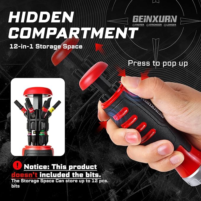 42Pcs Tools Set Packaged with Heavy-duty Tool Box, Include Screwdriver Bits, Bit Holder, Sockets, Socket Adapter, Step Drill, Socket Driver and Ratchets Screwdriver for Home Repairs