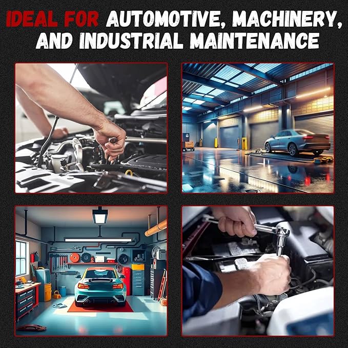 95400 in-Line Dowel Pin Puller Master Set Includes Both SAE and Metric Collets, Efficient Dowel Pin Removal Tool Reducing Work and Potential Hand Injuries