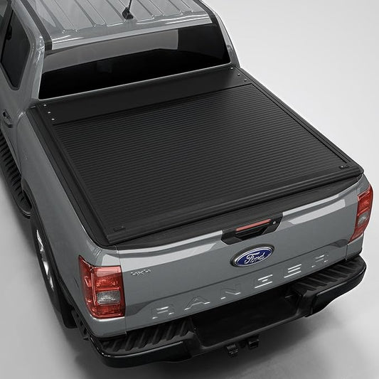 Aluminum Retractable Tonneau Cover Fits 2024-2026 Ford Ranger 5' Bed (61")