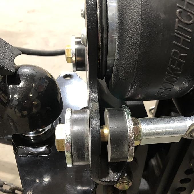 Shocker Air Equalizer for Weight Distribution Hitch, Fits 2" Hitch 5" Rise 4" Drop