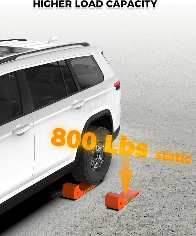 Heavy-Duty Tire Skates for Tow Truck Accessories,4 Pack,4,000 lb Working Load Limit,Orange