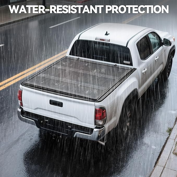 YITAMOTOR Low-Profile Hard Tri-Fold Truck Bed Tonneau Cover Compatible with 2015-2026 Chevy Colorado/GMC Canyon with 5.2 ft Bed