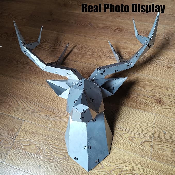 Deer Head Mild Steel welding practice kit, Welding Coupons, Welding Training Metal plates Suitable For TIG, MIG, Gas, Arc, Stick, DIY Welding Practice Kit（15 pcs）