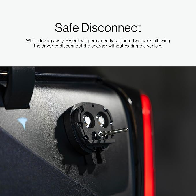 Escape Connector 2.0 - Electric Vehicle NACS Charger Connector for Safe Emergency Breakaway - Compatible with Model Y/3 (Post 2019) & Non-Tesla NACS EVs - Level 1, 2 & DC Fast Charging
