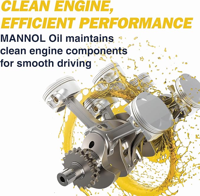 SP 0W-16 Full Synthetic Engine Oil by Mannol, 0W16 Engine Oil, Synthetic Motor Oil, Car Oil, 5l Oil for Hybrid Cars