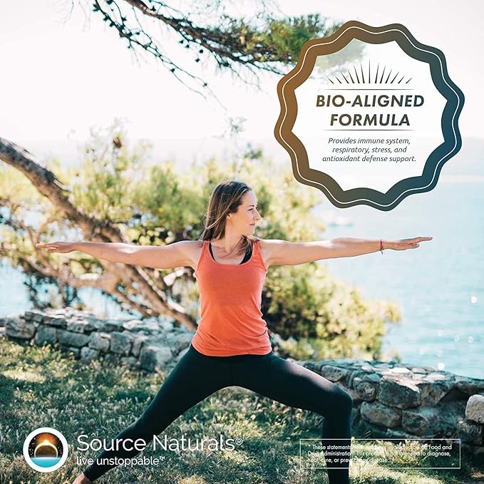 Source Naturals Wellness Formula Bio-Aligned Vitamins & Herbal Defense - Immune System Support Supplement & Immunity Booster* - 90 Count