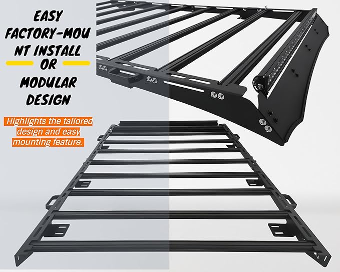 Roof Rack for GX460 2010-2023 - High-Strength Aluminum, Easy Install with Factory Mounts