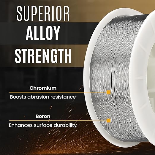 Rankin Ranomatic D Hardfacing Wire, General Purpose Welding Wire, Extreme Abrasion Resistance, Alloy-Cored Wire, Welding Equipment, 0.045" x 25 lb Spool