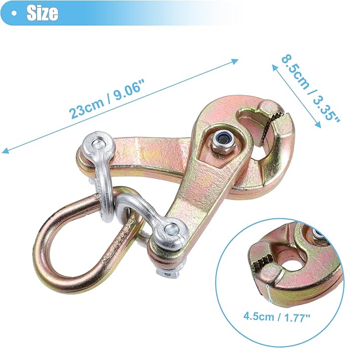 X AUTOHAUX Universal 3 Ton Self-tightening Body Repair Dent Puller for Car Trucks Golf Cart ATV UTV Frame Pulling Tool