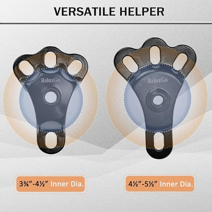 Front Wheel Hub Puller Bearing Removal Tool for 3-3/4 to 4-1/2 Inch IDs, Rear Axle Puller Set for 4-1/2 to 5-1/2 Inch IDs, Flange Type Axle Remover Tool with 5/8 inch x 18 Forcing Bolt