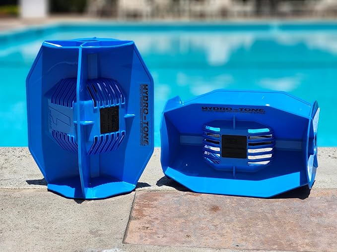 Hydro Tone - HYDRO-BELL Pool Weights for Water Exercise Pair | Water Weights | Functional Strength Training with Pool Weight | Aquatic Exercise Equipment | Quick Start Guide