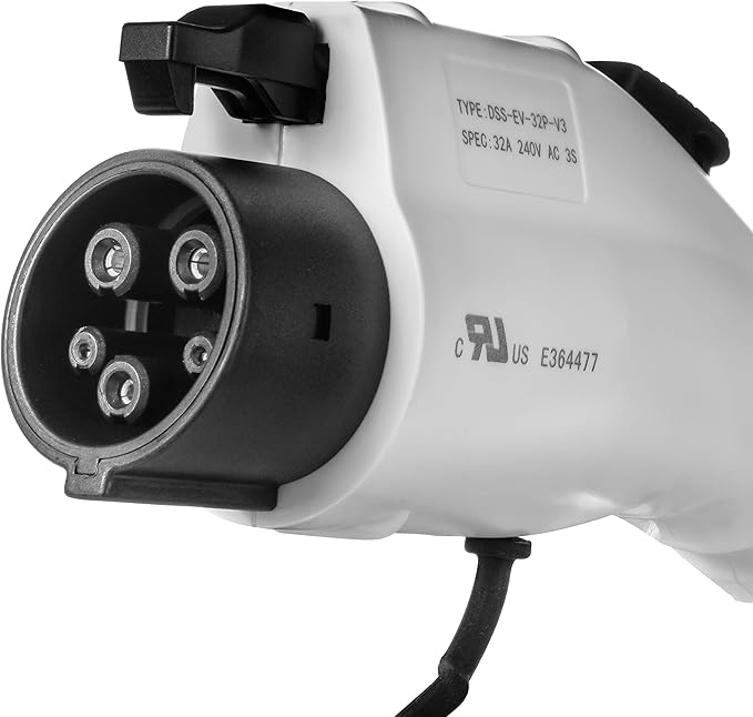 Ultra 32 Amp Electric Vehicle EV Charging Station J1772 NEMA 14-50 240V Level 2 EVSE with Display CSA Safety Certified