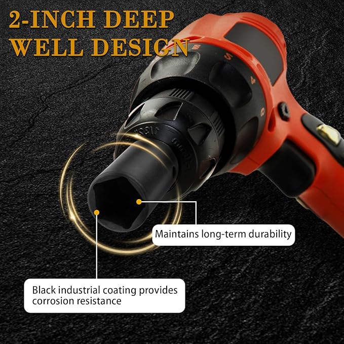 Penta Socket With 1/2" Drive and 13/16" 5-Point Utility, For Hard Workers Everywhere