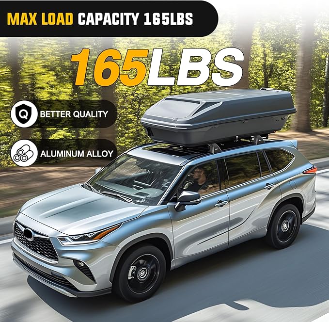 Nilight Roof Rack Cross Bars Fit for Toyota Highlander XLE Limited Platinum 2020 2021 2022 2023,Adjustable Aluminum car Crossbars with Rubber Pad for Cargo Carrier Luggage Bike Kayak Rooftop Snowboard