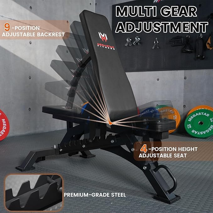 Smith Machine for Home Gym - 2000lbs Capacity All-in-One Power Rack with Cable Crossover, Pull-Up Bar & Dip Station, Includes 18 Attachments, P107 Anvil