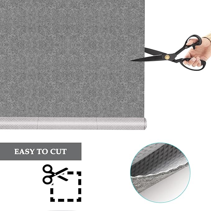 10L0L Large 8.8 x 4.9 Ft - Oil Absorbent Garage Floor Mat and Mechanic Pad, Protect Floor Waterproof Anti-Slip Garage Matts for Club Car EZGO Yamaha ATV UTV Parking Mat