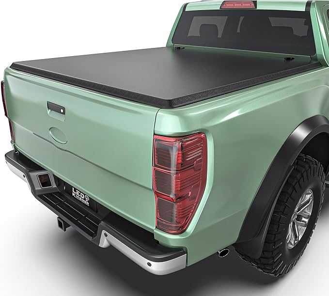 LEDKINGDOMUS Soft Roll-Up Tonneau Cover Fits for Ford Maverick 2022 2023 2024 2025, 4.5ft Bed, Full Protection with Durable Double-Layer PVC