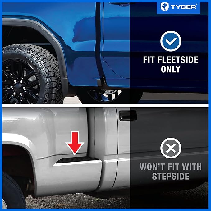 Tyger Auto T1 Soft Roll Up Truck Bed Tonneau Cover Compatible with 2009-2014 Ford F-150 | Styleside 6.5' Bed (78") | TG-BC1F9023, Black