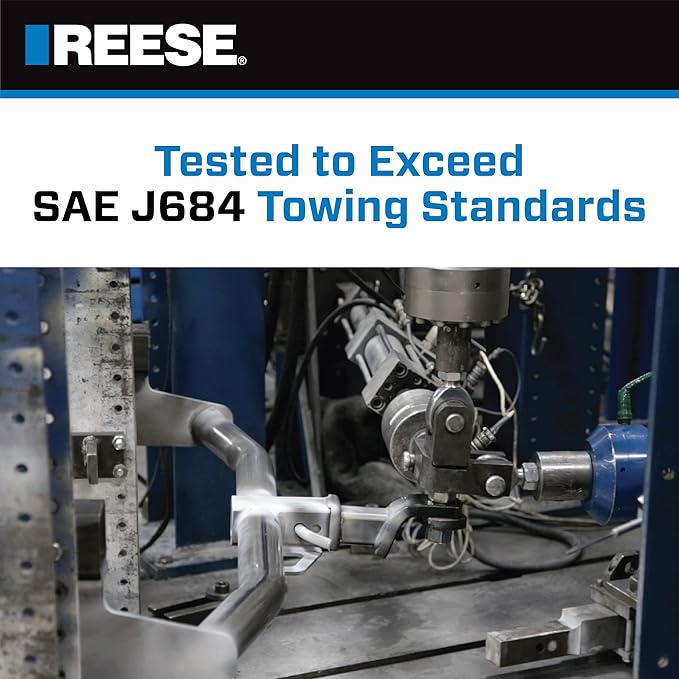 Reese 49911 Integrated Sway Control Weight Distribution Kit, 6,000 lbs. Capacity, Shank Included