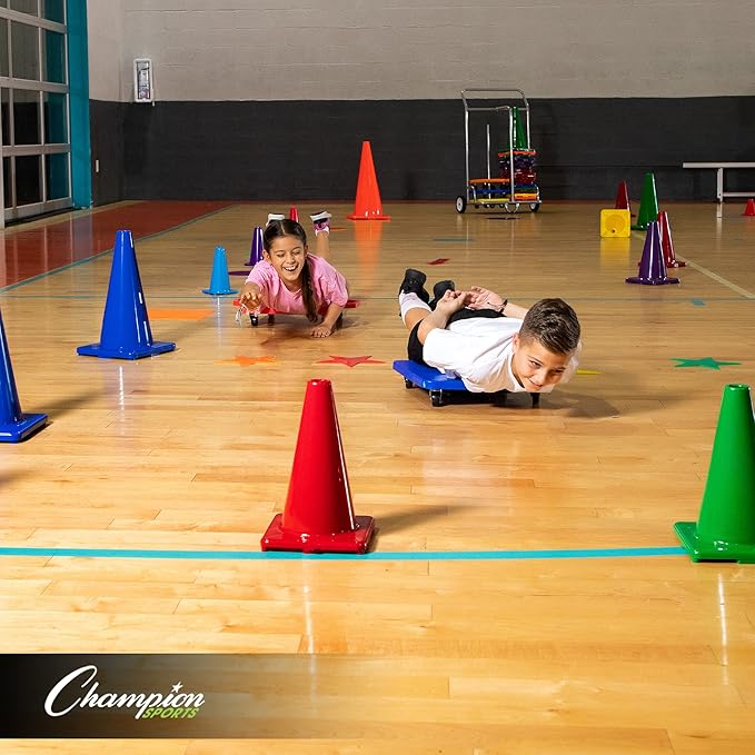 Champion Sports Hi Visibility Flexible Vinyl Cones