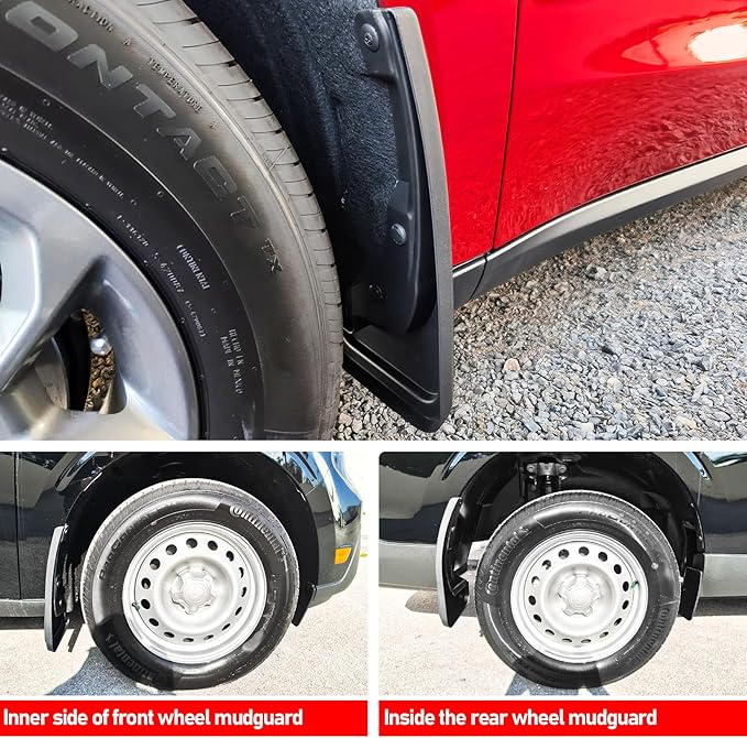 Mud Flaps for Ford Maverick 2025 2024 2023 2022,Upgrade Splash Guards 4PCS Mudguard Replacement for Maverick Accessories,No Drilling Required All Weather Fender Front Rear Mud Grards