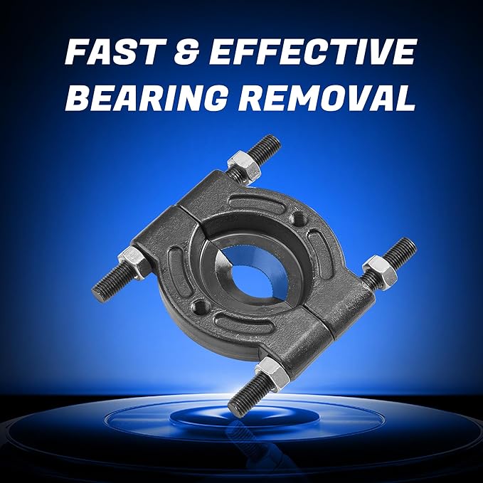 Bearing Puller and Splitter Kit, Separator and Puller Set, Pinion Bearing Puller and Wheel Removal Tool, 5 Ton Capacity Bearing Separator with 2’’ and 3’’ Bearing Separator Jaws, 14Pcs (Blue)