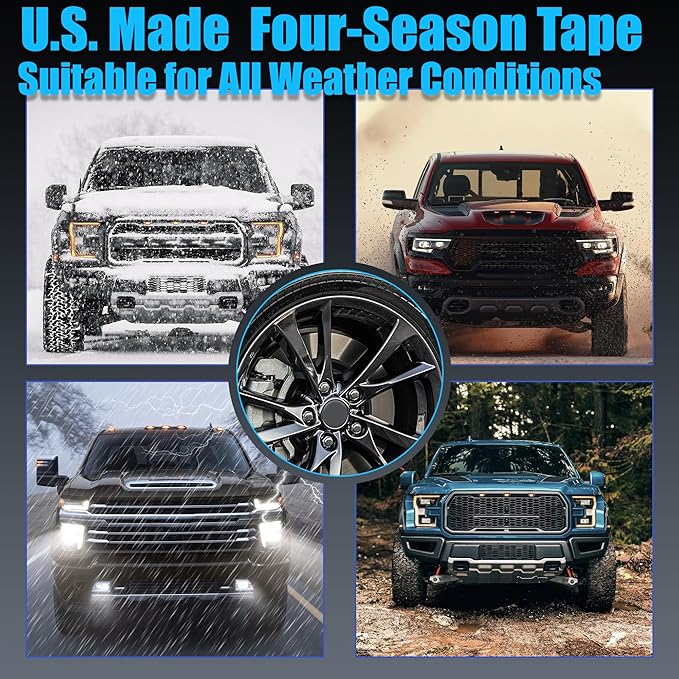 0.25 Oz Black Adhesive Wheel Weights（715pcs,11lbs/5kg）,1/4 Oz Stick on Wheel Weights for Cars, Trucks, SUVs, Motorcycles, Low Profile