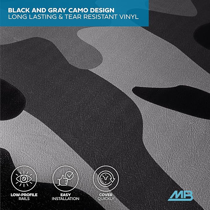 Camo Tonneau Cover for Ford F-150 2015-2025 5.5 ft Bed, All-Weather Retractable Truck Bed Cover Camo Design Truck Bed Cover for F150 & F-150 Lightning Soft Roll-Up Truck Tonneau Cover