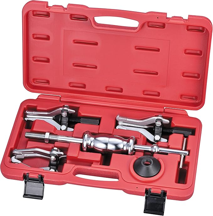 3 Jaw Gear/Bearing Slide Hammer Puller Set, Internal & External Puller