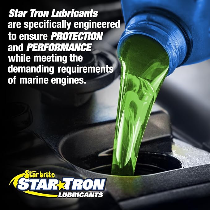 STAR BRITE Star Tron Hypoid 90W Lower Unit Gear Lube - Ultimate Marine Grade Lubricant for Outboard Motors & Stern Drives - 32 OZ (027132)