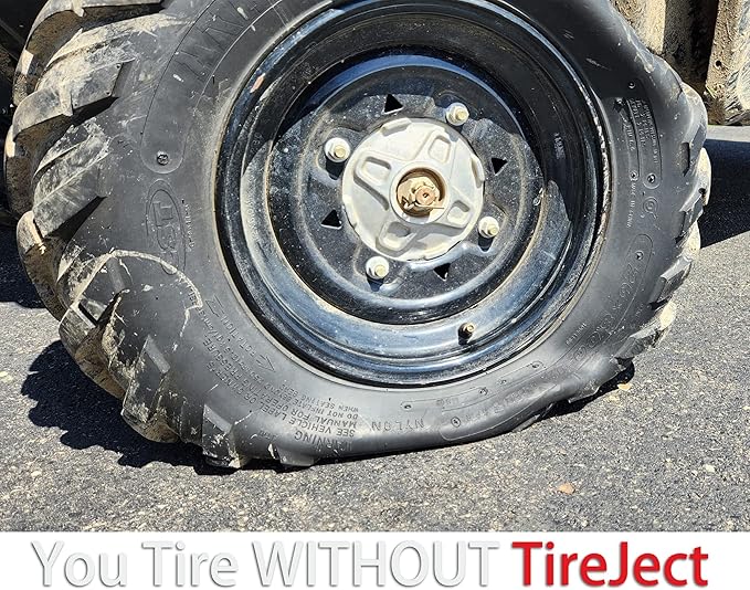 TireJect Off-Road Tire Sealant Kit - 5-in-1 Sealing - Fix and Prevent Flat Tires (10oz)