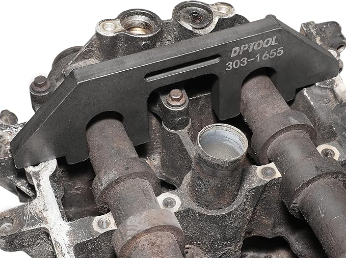 DPTOOL 303-1655 Camshaft Aligning Tool Compatible with Ford 3.5L V6 EcoBoost Upgraded GT F-150 Expedition Lincoln Navigator Cam Alignment Timing Tool with Cylinder Head Screw Removal Socket