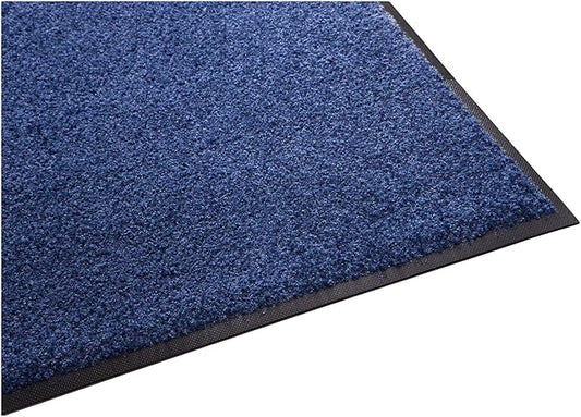 Guardian 94031820 Platinum Series Indoor Wiper Floor Mat, Rubber with Nylon Carpet, 3'x18', Blue