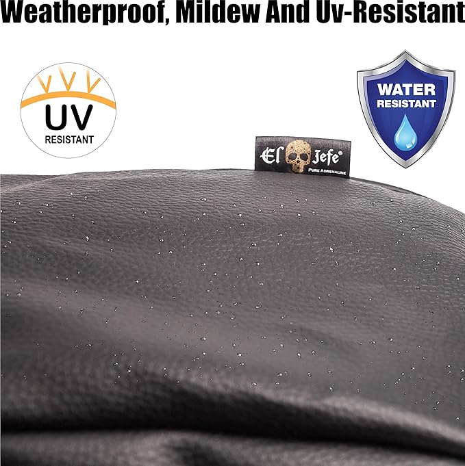 EL JEFE Black Waterproof Winch Cover - Automotive Exterior Accessories, Truck and Jeep Accessories - for 8,000-13,000 lb Winches, Jeep, ATV, Boat, Trailer - All Year Round Protection